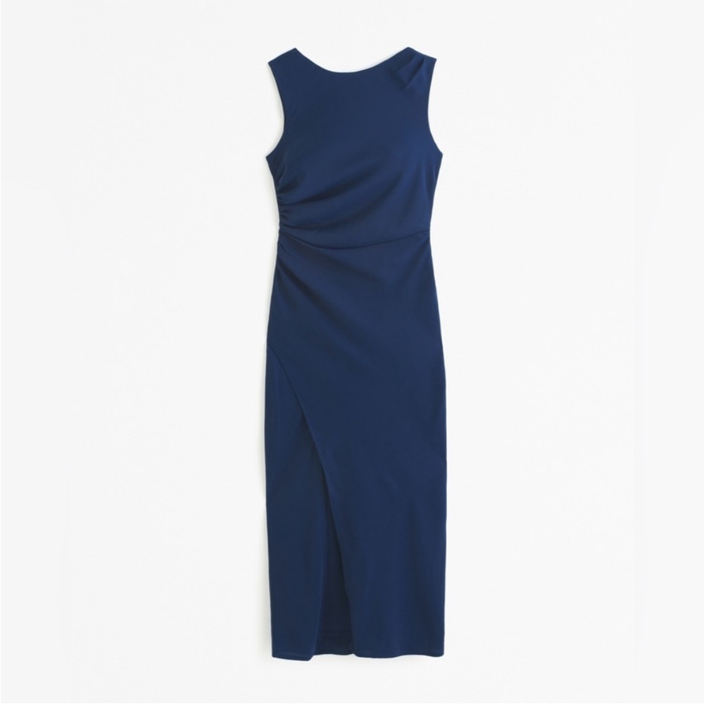 Abercrombie & Fitch Classic Navy Midi Dress